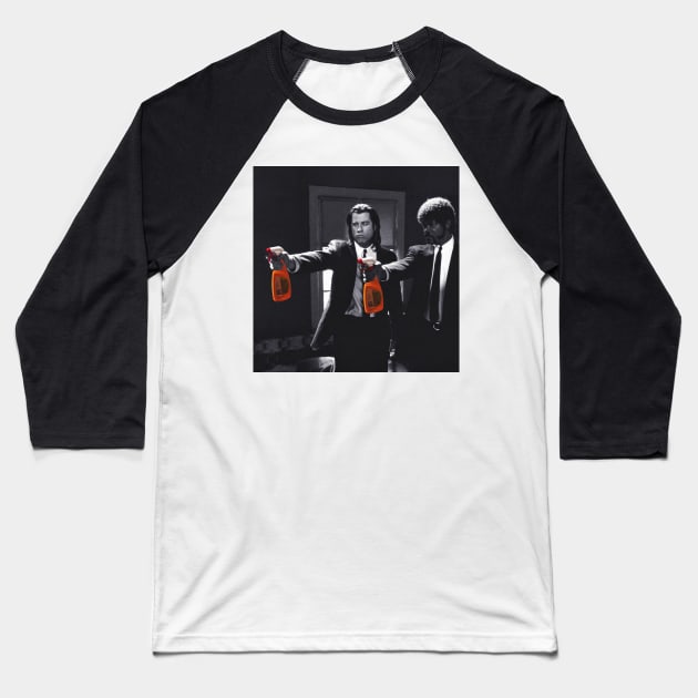 Spray Fiction Baseball T-Shirt by Vertigo Artography